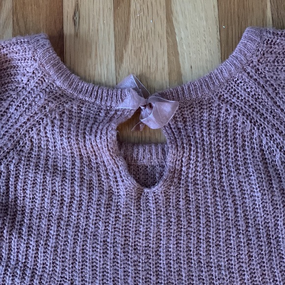 Lauren Conrad pink sequin/acrylic sweater - L - Picture 6 of 7